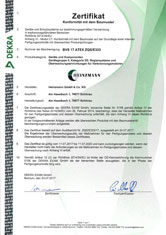 ATEX Zertifikat HZM de tn