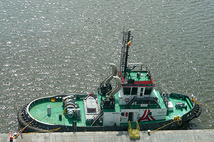 Methanol-powered tugboat of the Port of Antwerp Methanol-powered tugboat of the Port of Antwerp