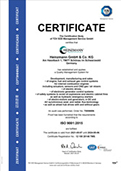 ISO 9001:2015 Certificate HEINZMANN