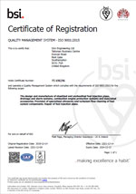 ISO 9001:2015 Certificate GIro Engineering