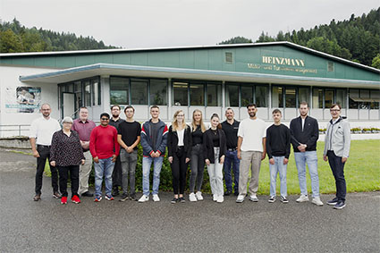 Start of training at HEINZMANN Start of training at HEINZMANN