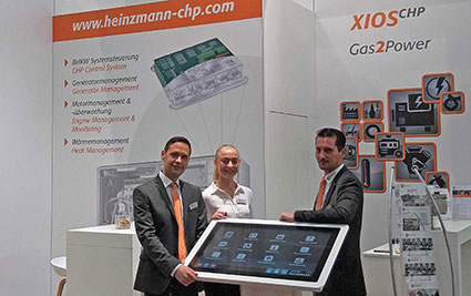 HEINZMANN Team am EnergyDecentral Messestand