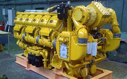 HEINZMANN CR-system on GANZ diesel engine